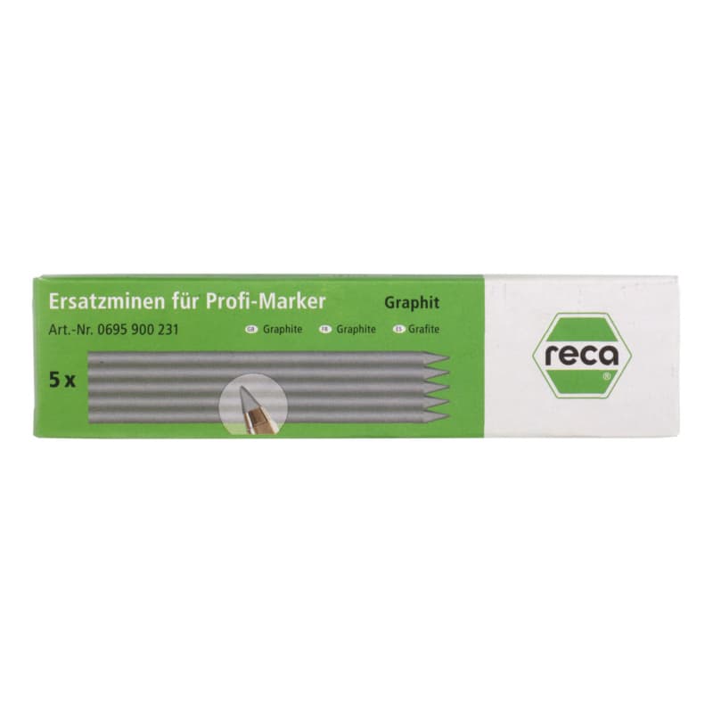 RECA graphite lead refills for professional graphite markers