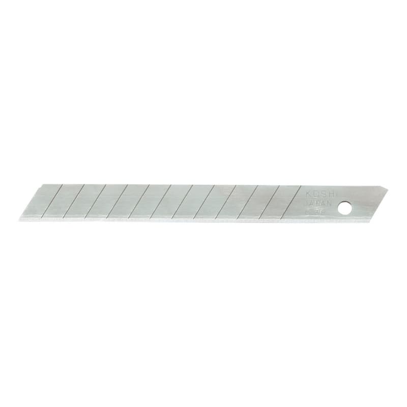 RECA replacement blades (10 pcs), white, 9 mm
