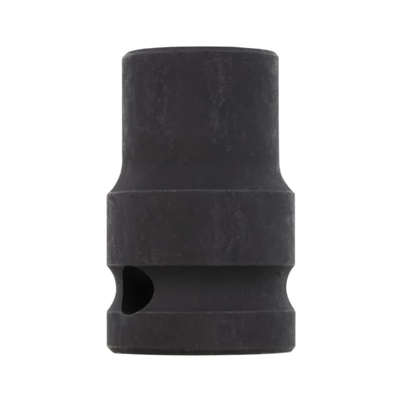 Impact socket wrench insert 1/2 inch DIN 3129 hexagon, short 12 mm