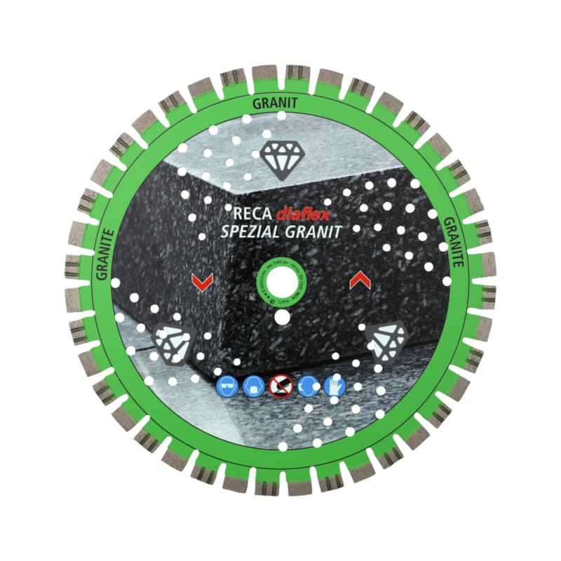 diaflex diamond cutting disc, special, granite, dry cutting, single pack, 350/20