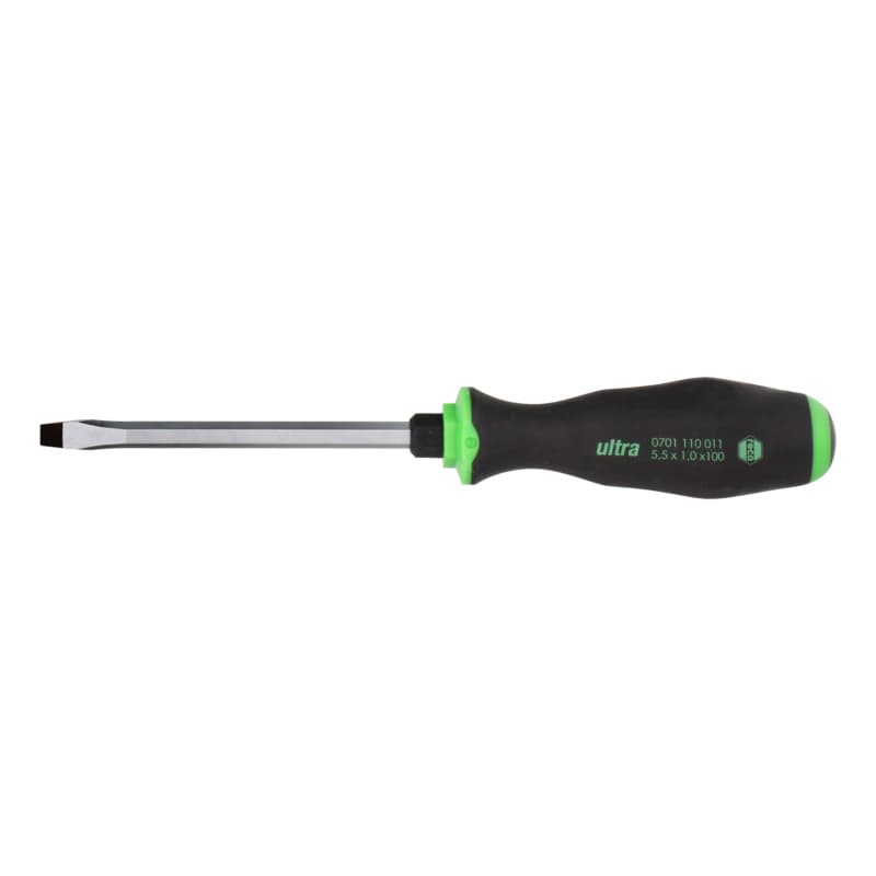 RECA ultra screwdriver with striking cap, slotted, 5.5 x 1.0 mm