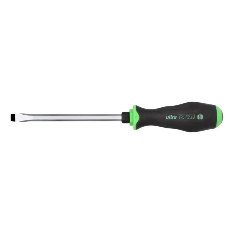 RECA ultra screwdriver with striking cap, slotted, 9.0 x 1.6 mm