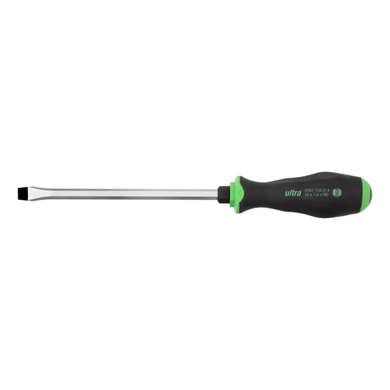 RECA ultra screwdriver with striking cap, slotted, 10.0 x 1.6 mm