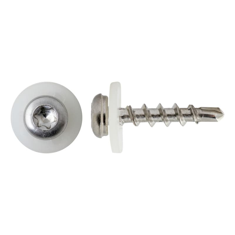 sebS pan-head drilling screw for window sill, A2, with washer, Z 20 4.2 x 20