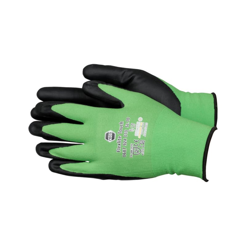 Flexlite Touch protective glove, EN 388, polyamide/Spandex, touchscreen, size 7