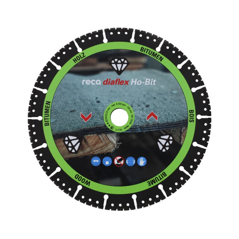 diaflex diamond cutting disc Ho-Bit for wood/bitumen strips 125/22.2
