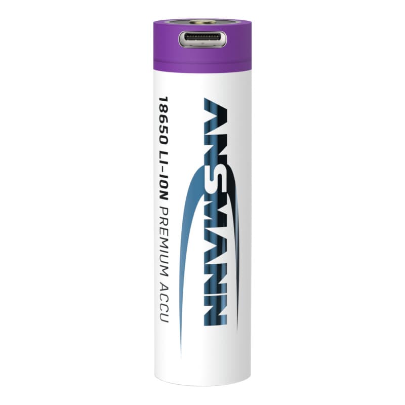 Li-Ion battery 3.6V 2.600 mAh with micro-USB charging socket