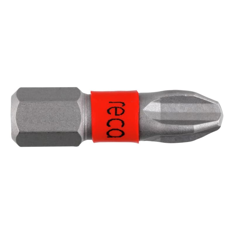 RECA torsion bit 1/4 inch 25 mm PH 3 recessed head