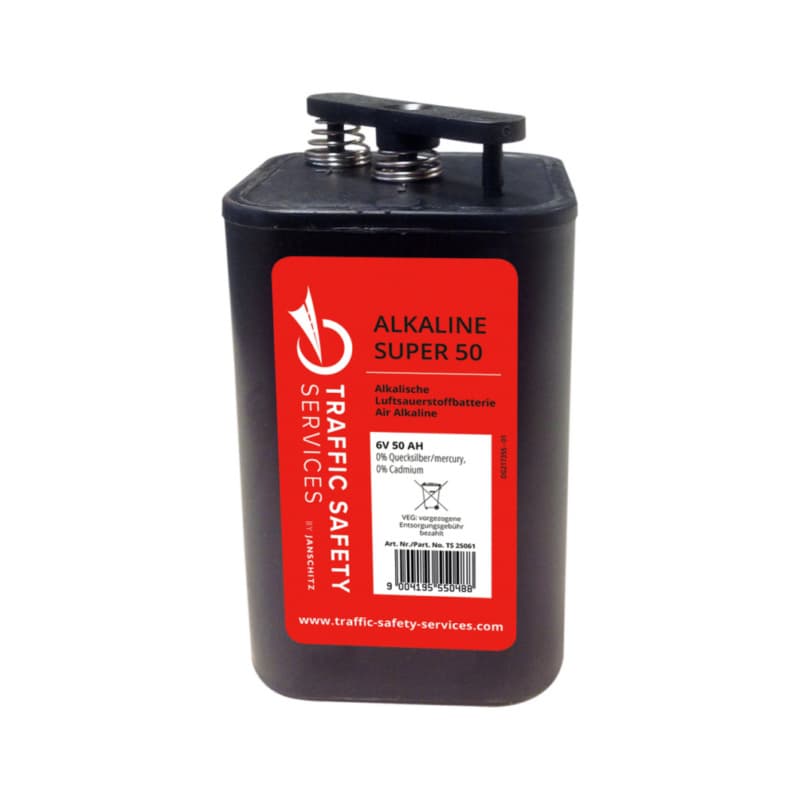 Alkaline air cell battery 6 Volts, 50 Amps
