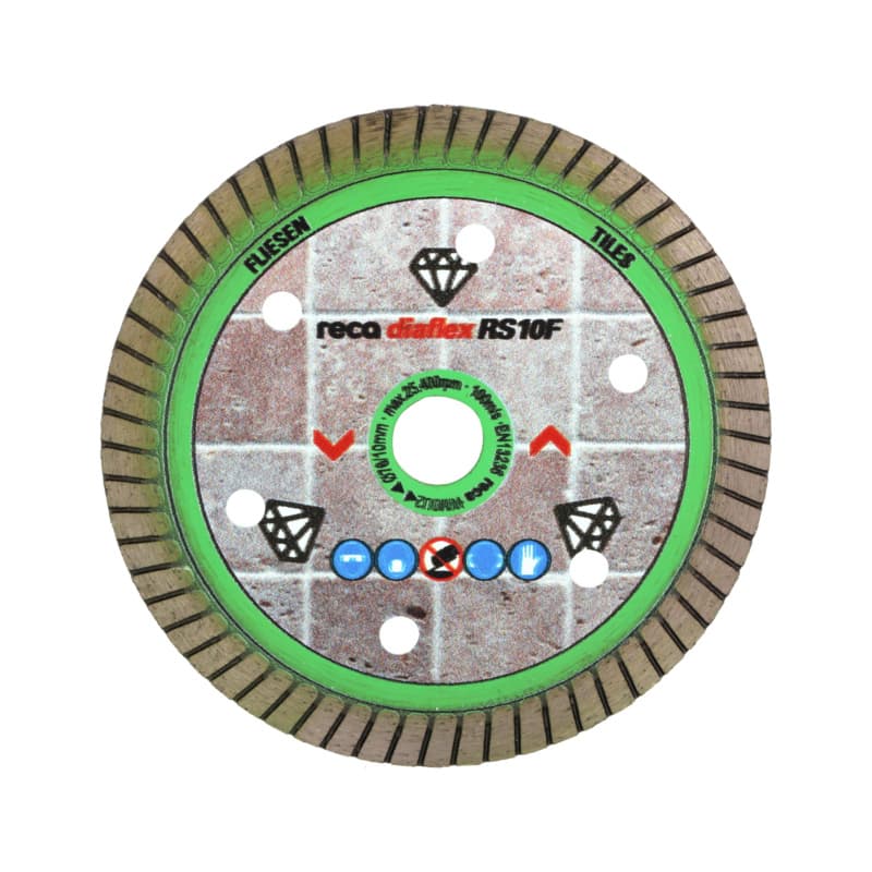 diaflex diamond cutting disc RS10F for tiles, dry cutting, 76/10