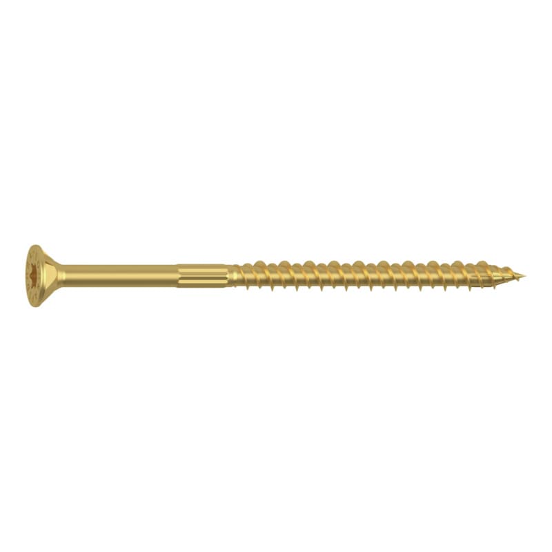RAPID timber screw, c/s milling pocket head, Yellwin 500+, PT, TX 10 3.0x35/20