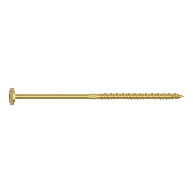 RAPID timber screw, washer head, Yellwin 500+, partial thread, TX 30 6.0x60/40