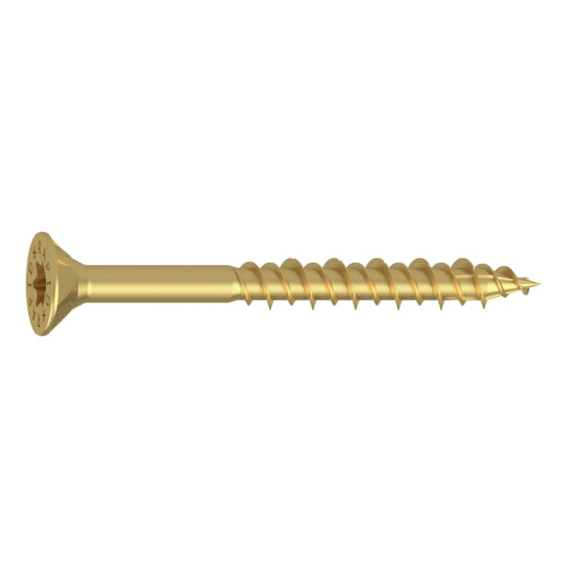 RAPID timber screw, c/s milling pocket head, Yellwin 500+, PT, TX 10 3.0x30/20
