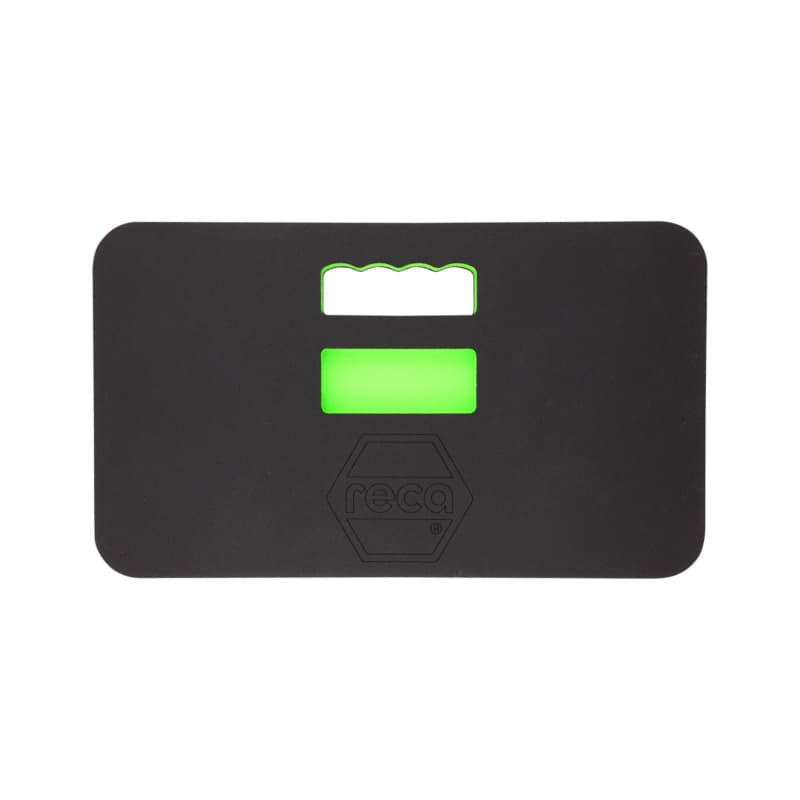 RECA protective mat black-green-black 465 x 270 mm