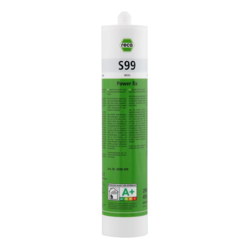 S 99 Power fix white, fast-hardening adhesive 290 ml