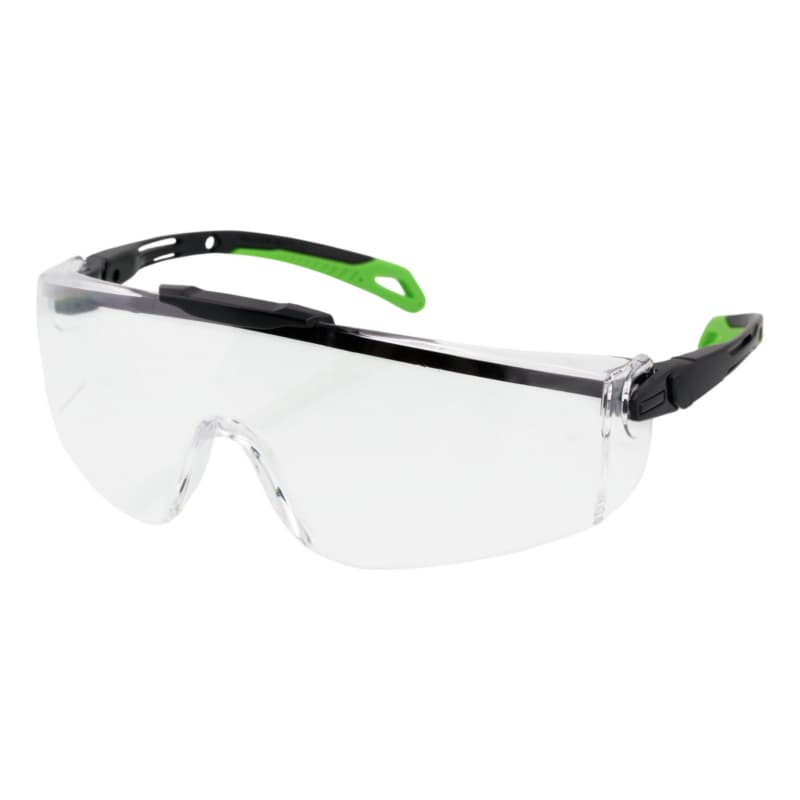 RECA safety goggles with frame RX 205 clear, panoramic lens with side protection