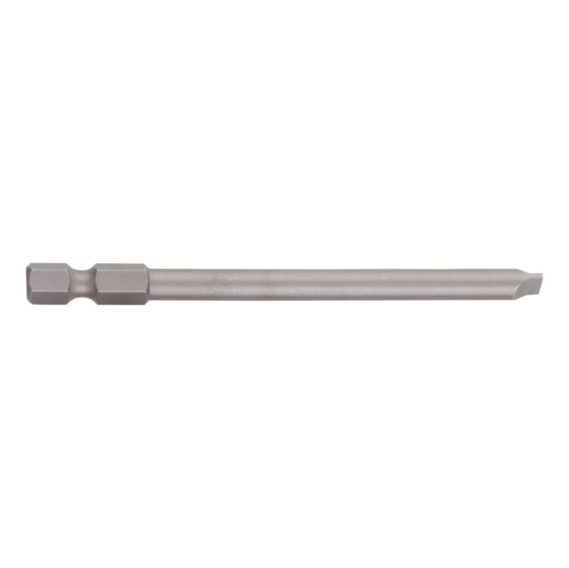 RECA Bit 1/4 inch, E6.3 89 mm, slotted SL 5.5 x 1.0 mm