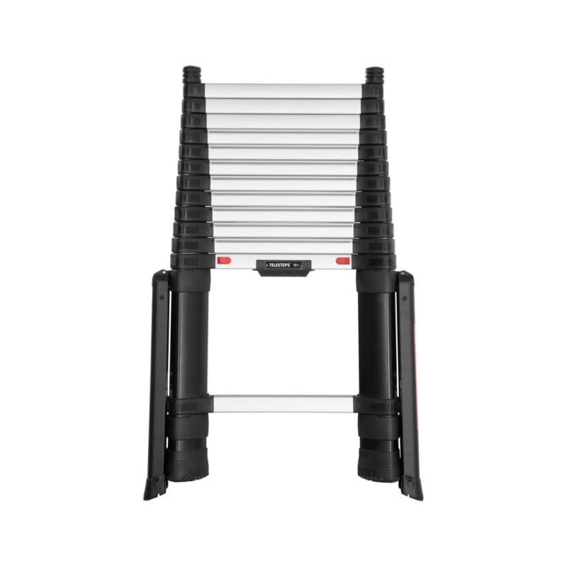 Telescopic sing.-sect. ladder 4.1 m w. exten. Telesteps PrimeLine w. stabilisers