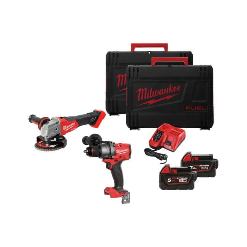 Milwaukee M18FPP2E3-502X Aktionsset