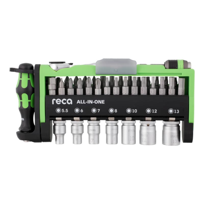 reca all-in-one bit socket setter set 39 pcs., PH/PZ/TX/SL/HEX