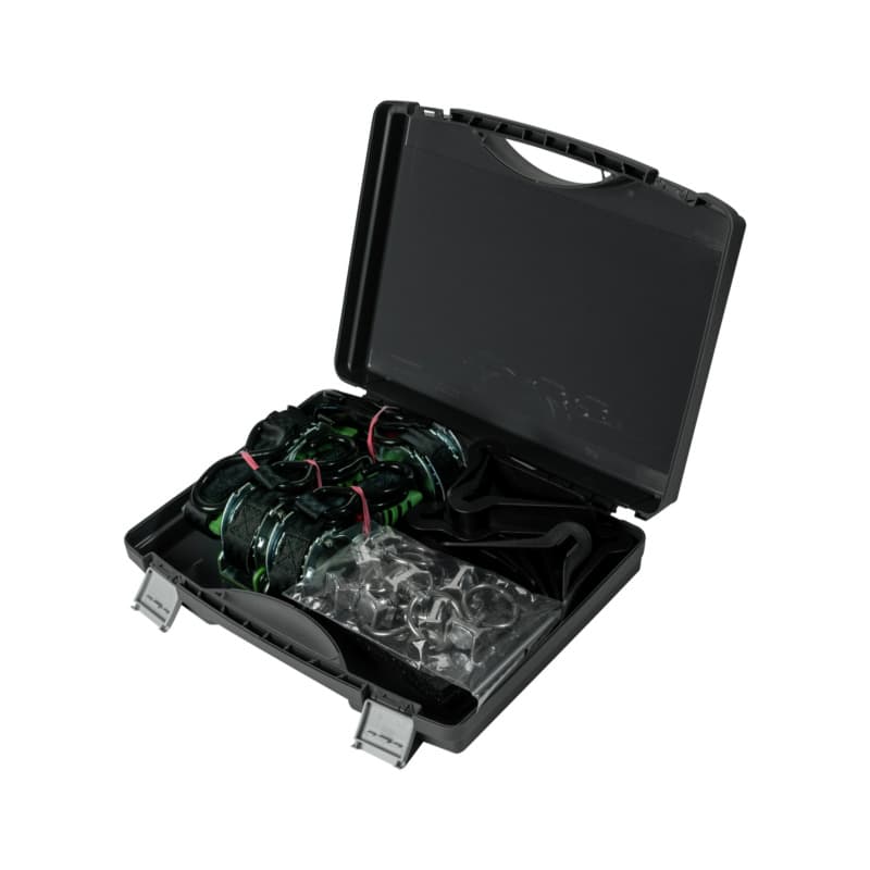 Load securing set with automatic belts 4x automatic belts, in case