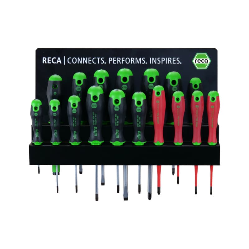 XXL ultra screwdriver set with wall holder