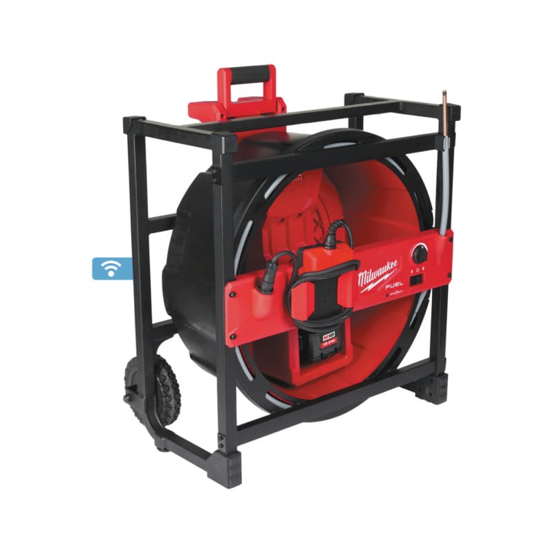 Milwaukee M18HSFSM-122 Hochgeschwindigkeits-Rohrreiniger mit flexibler Welle