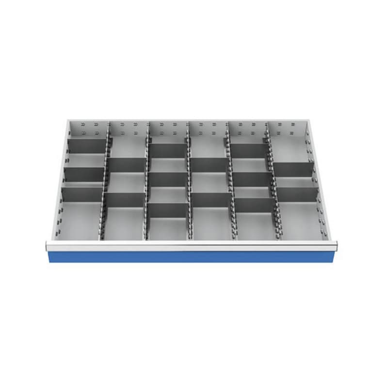 Metal division set 20 parts, R 36-24, heights 200/250/300 mm