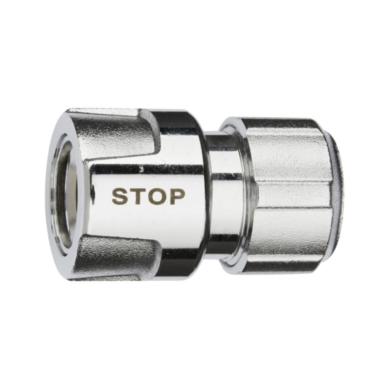 GEKAplus 1/2 in hose fitting with water stop