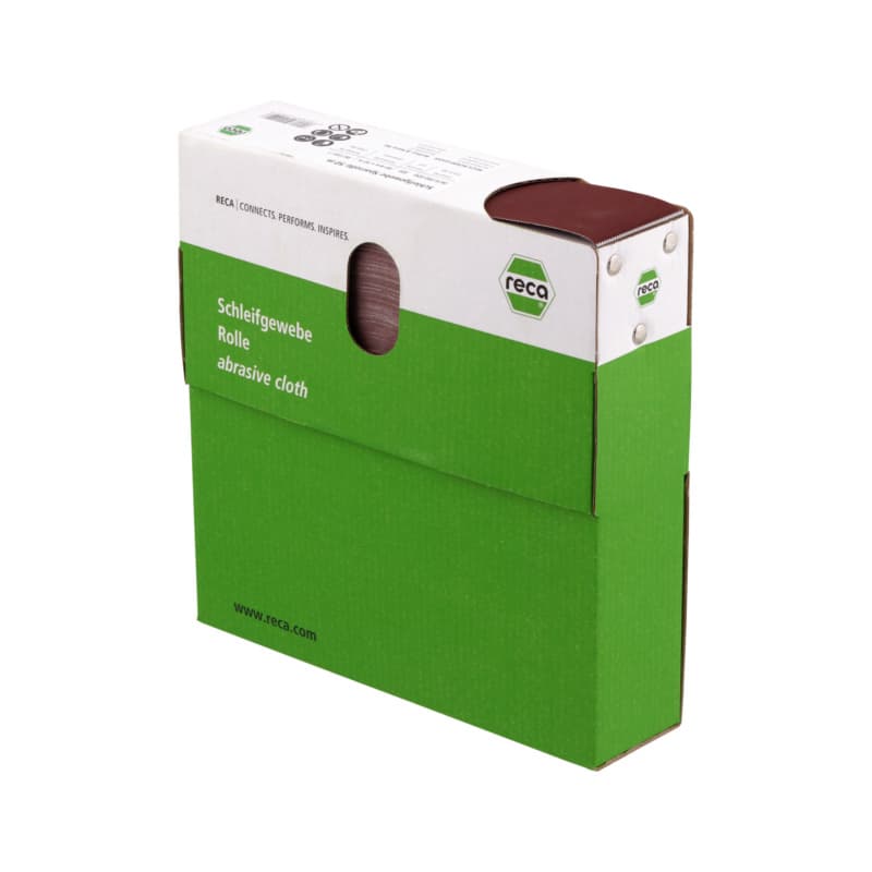Abrasive cloth economy roll, grain: 40, 40 mm x 50 m