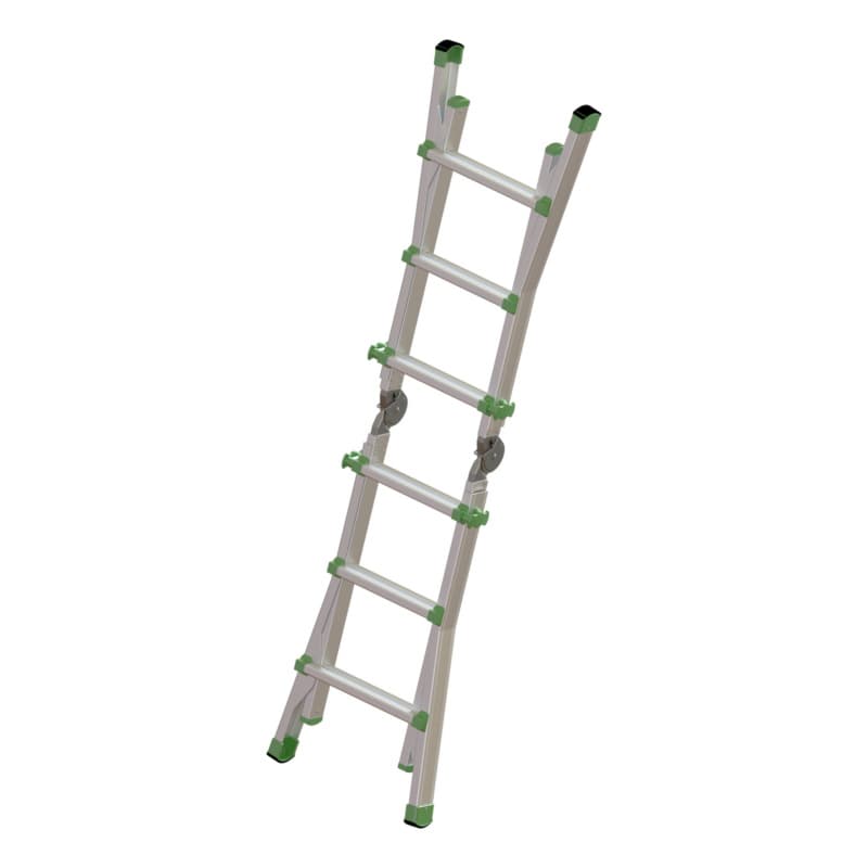 Alu telescopic ladder 4x3 rungs