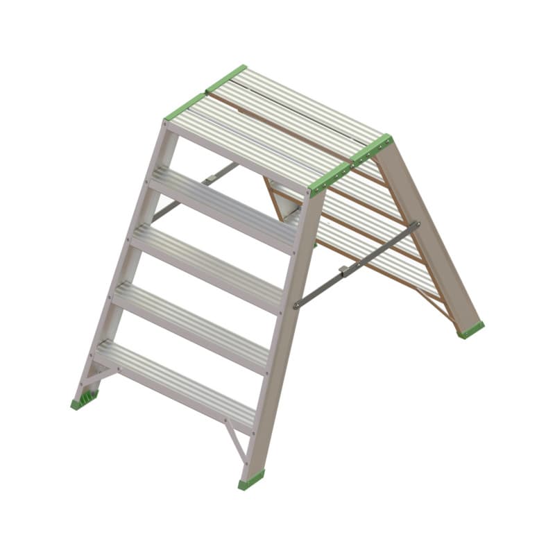 Alu ladder Step 2x5 Steps