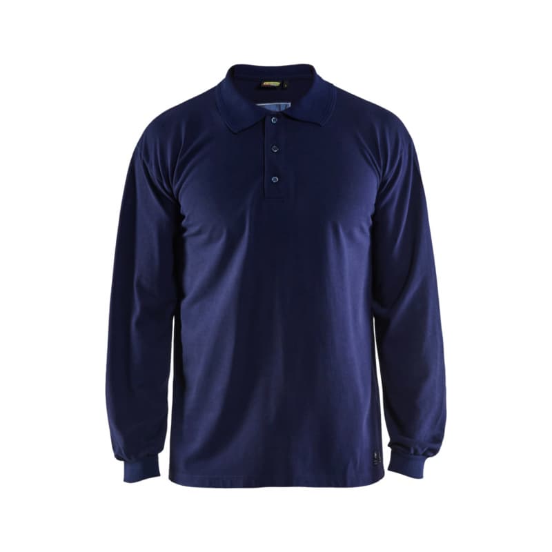 Flammschutz Langarm-Polo Marineblau 3374 1741 8900 4XL