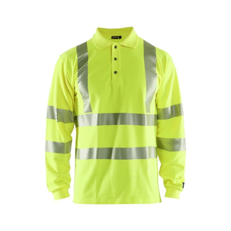Multinorm Poloshirt langärmelig High Vis Gelb 3439 1741 3300 4XL