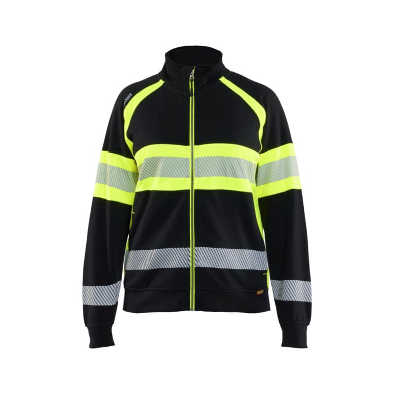 Damen High Vis Sweater Schwarz/Gelb 3505 1158 9933 L