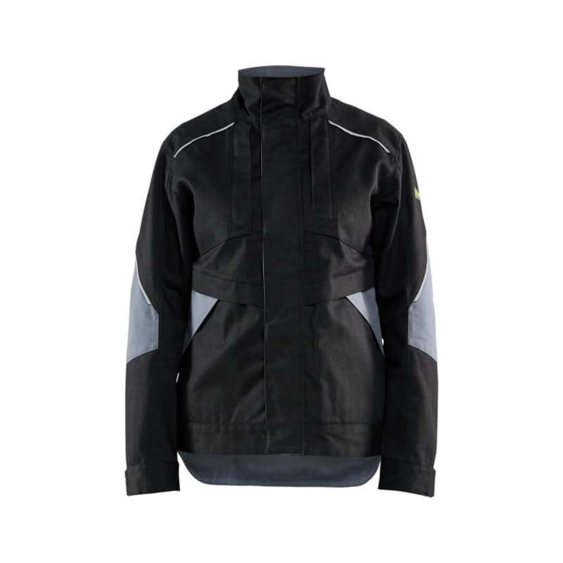 Damen Flammschutz Jacke Schwarz/Grau 4071 1516 9994 L