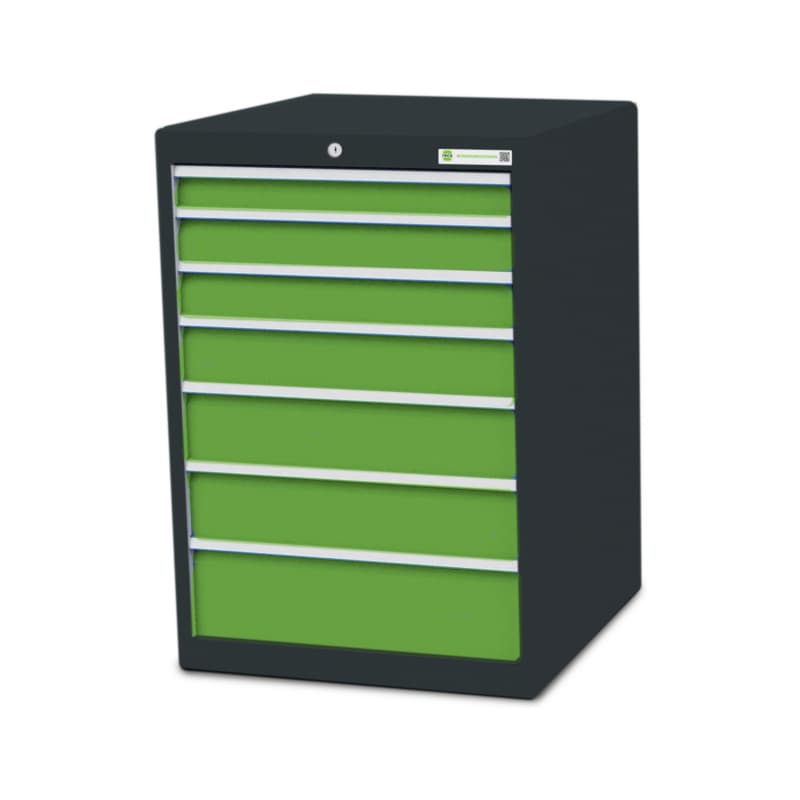 RECA Schubladenschrank 705 x 736 x 1019 mm mit 7 Schubladen