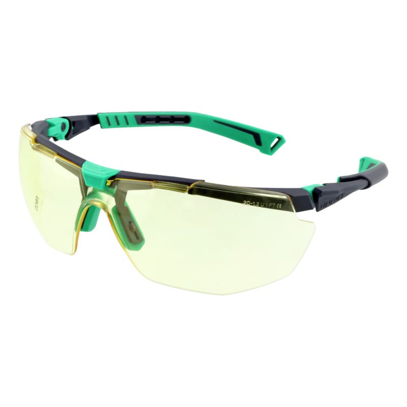 5X1 safety goggles with frame, yellow