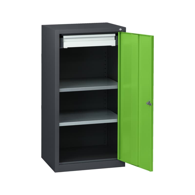 RECA Stahl-Flügeltürenschrank H1000xB100xT500mm 7016/6018