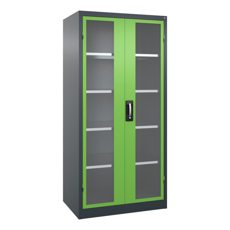 RECA Flügeltürenschrank H1950xB930xT600mm 7016/6018