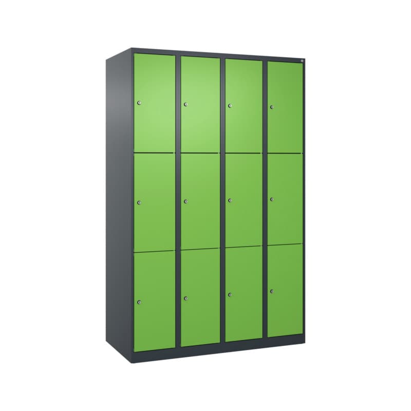 RECA Schließfachschrank 4 Abteile 1850x1200x500 7016/6018