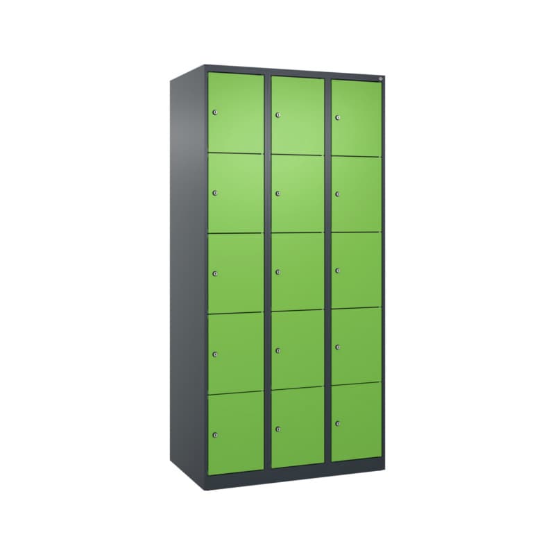 RECA Schließfachschrank 3 Abteile 1850x900x500 7016/6018