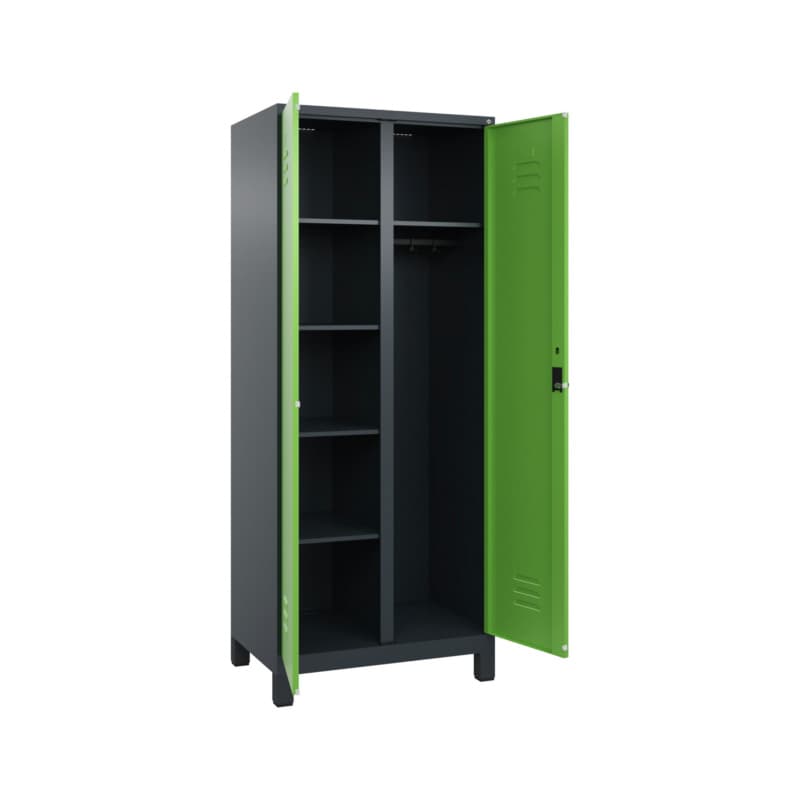 RECA Wäsche-/Garderobenspind 2 Abteile 1950x800x500 7016/6018