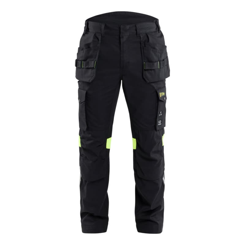 Handwerker Bundhose Inhärent Schwarz/Gelb 1418 1512 9933 C44