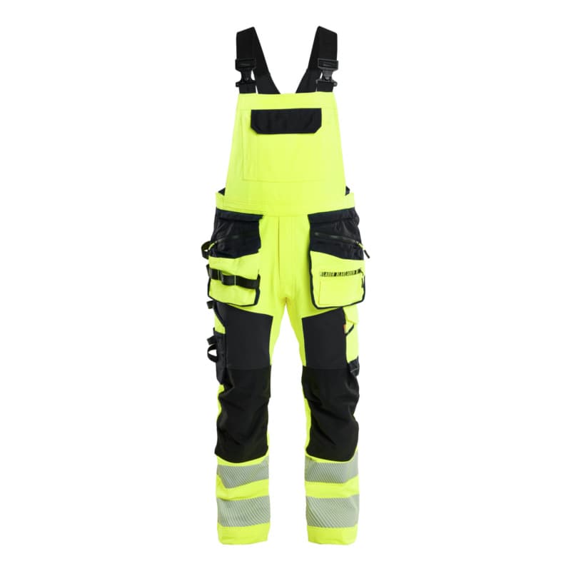 High Vis Dungarees 4-Way Stretch High Vis Yellow/Black 2626 1648 3399 C44