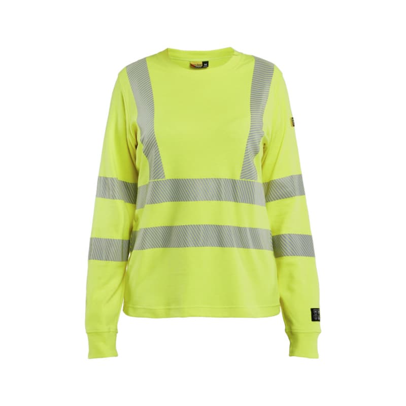 Women's long-sleeved shirt Multinorm High Vis yellow 3469 1761 3300 L