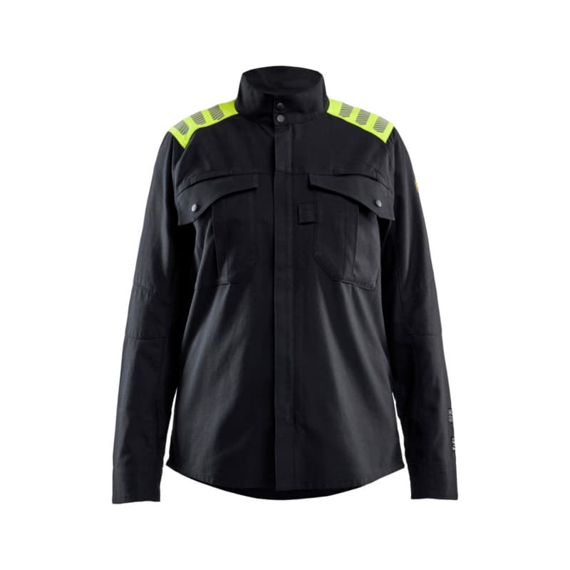 Damen Überhemd Inhärent Schwarz/Gelb 4072 1512 9933 L