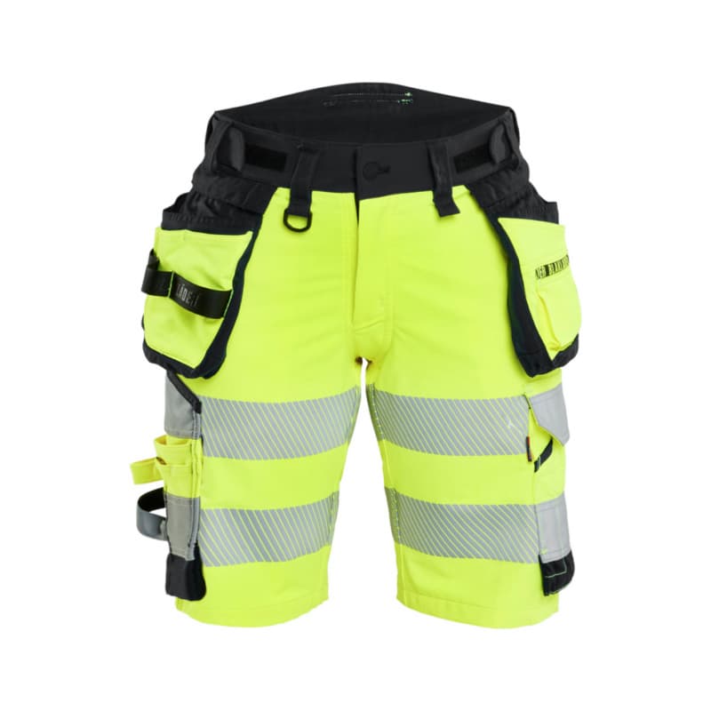 Damen Shorts HiVis 4-Wege-Stretch HiVis Gelb/Schwarz 7020 1648 3399 C34
