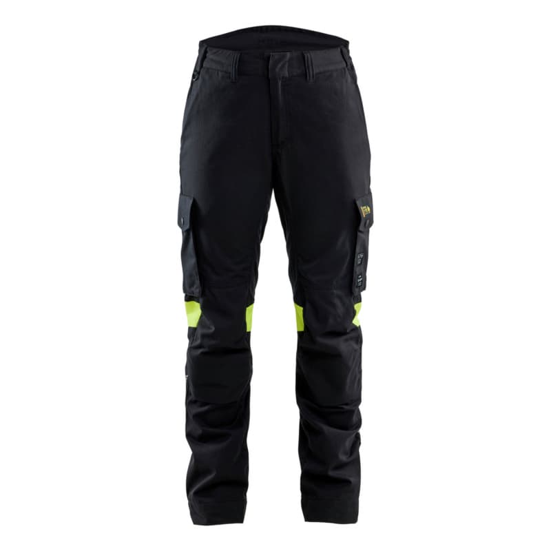Damenhose Inhärent Schwarz/Gelb 7107 1512 9933 C34