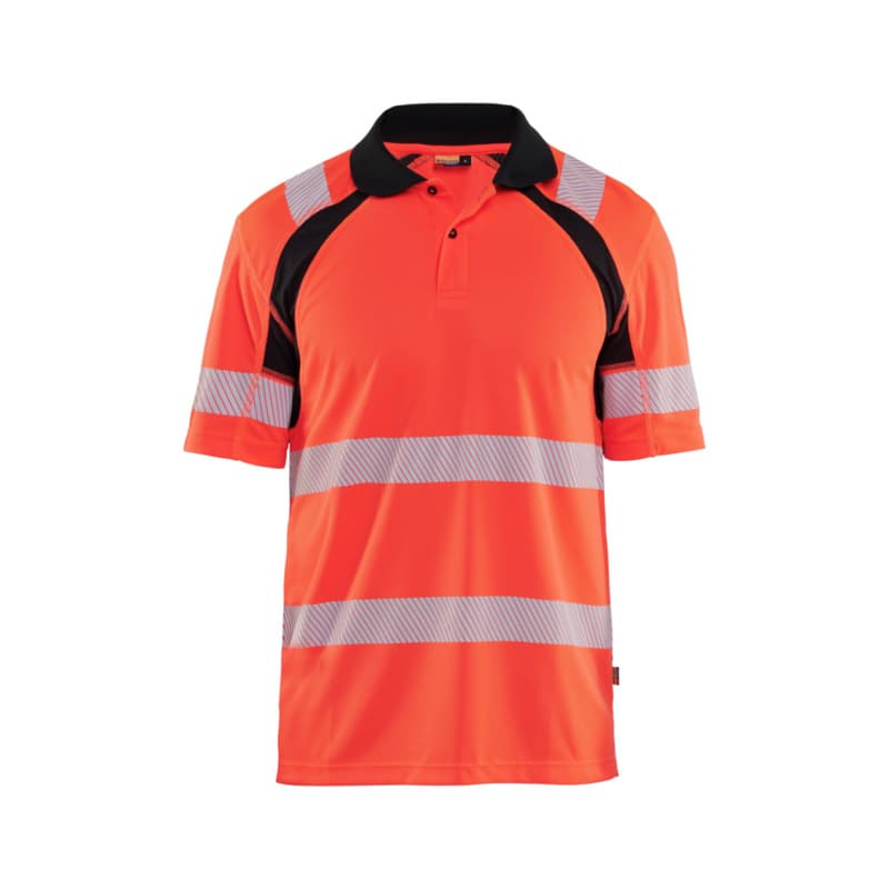 UV-Schutz High Vis Poloshirt High Vis Rot/Schwarz 3595 1013 5599 4XL
